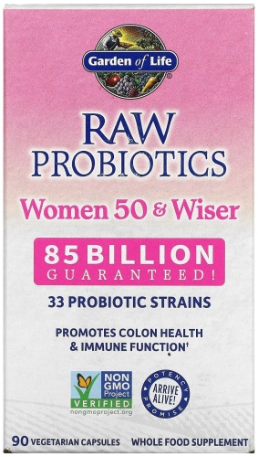Garden of Life БАД Raw Probiotics Women 50 & Wiser 90 капсул