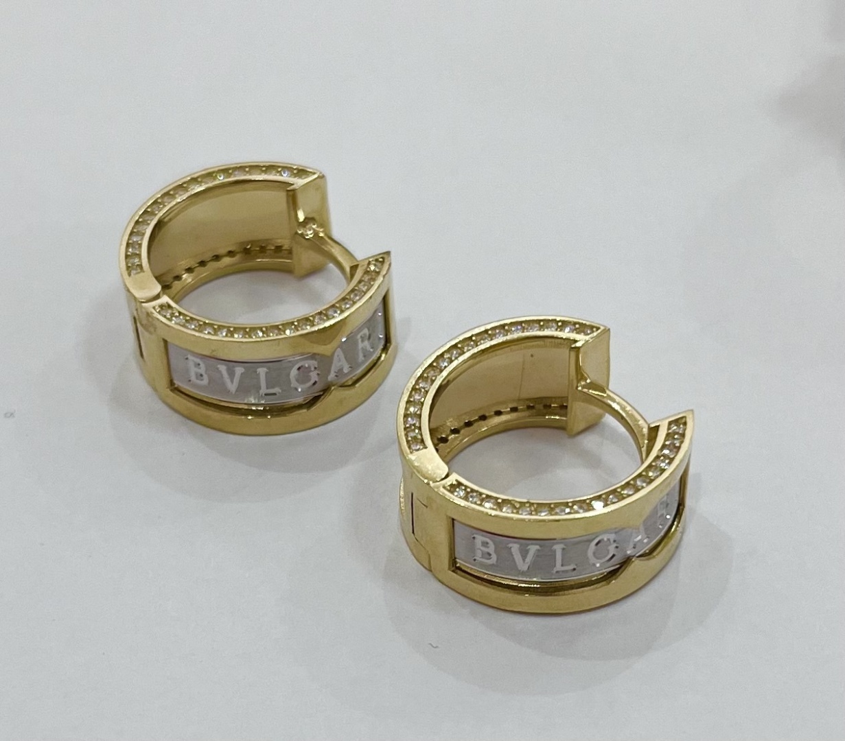 Купить Серьги Exclusive Gold Italy вес 10.83 г золото, фианит в Алматы ...