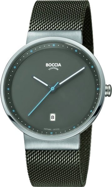 Кварцевые Boccia Titanium 3615-01 титан