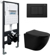 Abber унитаз с инсталляцией AC1100MB-AC0105-AC0120MB, керамика