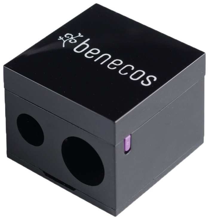 Точилка Benecos двойная 1 шт