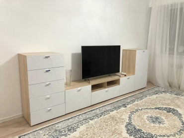 Комплект для гостиной DOMA SKY-LOFT, белый, светло-коричневый