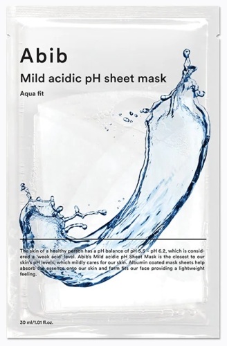 Маска для лица Abib тканевая Mild Acidic pH Sheet Mask Aqua Fit 1 шт