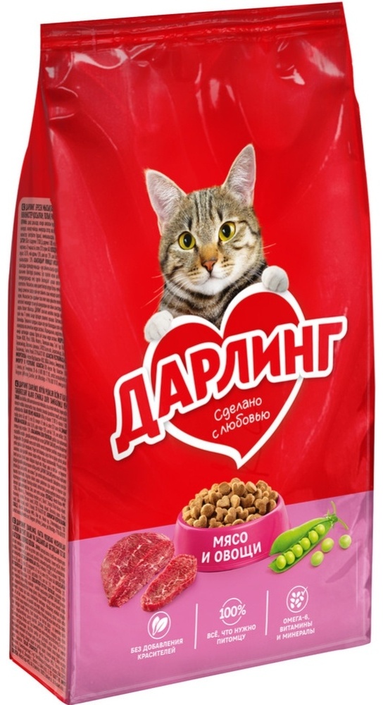 Купить Корм Darling Мясо и овощи для взрослых 760 г в кредит в Алматы ...