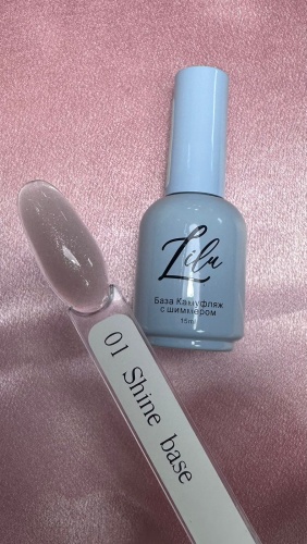 Базовое покрытие SHINE BASE 01, 15 ml 1 глянцевое 15 мл