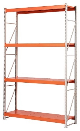 Стеллаж складской L.Inc 158x50x250 см, полок 4 шт