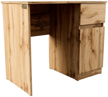Стол письменный Мебель Азии МС Мори МС-1/2, 90х50x77 см, коричневый