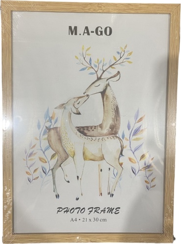 Рамка прямоугольная 21x30 см Рамка, дерево, стекло