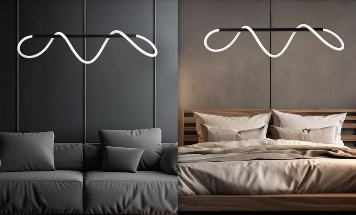 Люстра подвесная LED, кол-во ламп: 1 шт