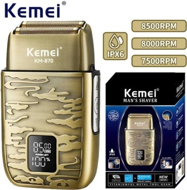 Электробритва Kemei KM-870 bronze сеточная