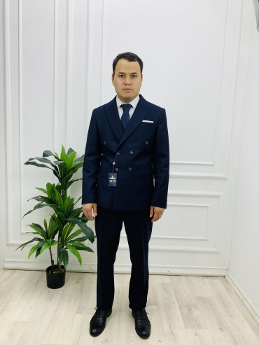 Мужской костюм синий