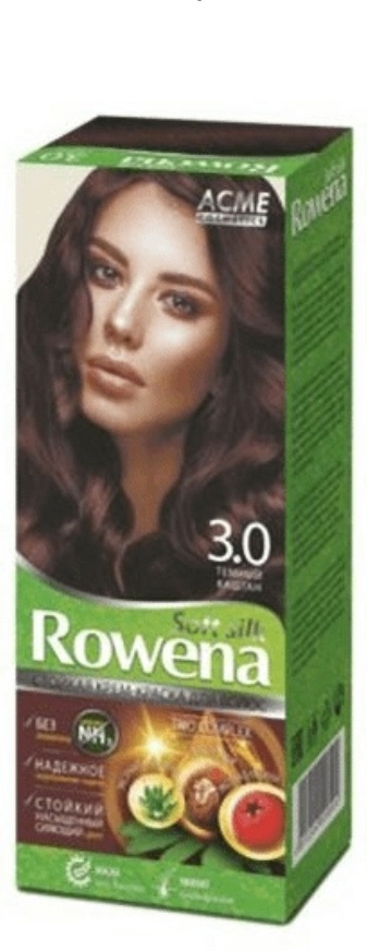 ACME Rowena Soft Silk 3.0 темный каштан крем-краска 60 мл