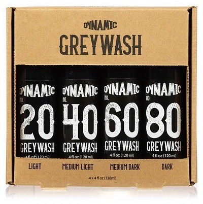 Dynamic Colors Greywash Set пигмент 20, 40, 60, 80 4 шт по 120 мл