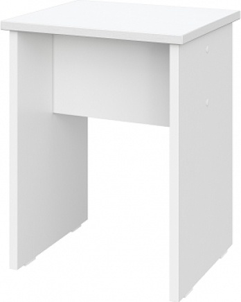 Табурет SV-001811, 45x35x30 см, белый