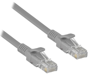 Кабель ExeGate RJ-45 - RJ-45 15 м UTP-RJ45-RJ45-5e-15M-GY