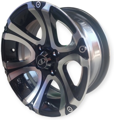 LKN LKN 6x13/4x98 D59.6 ET10 4 диска черный, серебристый