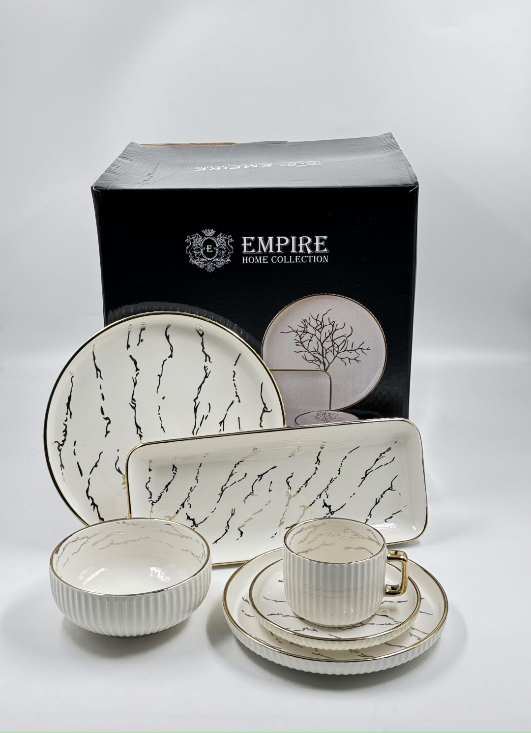 Сервиз на 6 персон EMPIRE , предметов: 32, чайно-столовый, керамика