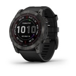 Смарт-часы Garmin Fenix 7X Sapphire Solar черно-серый-черный