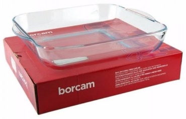 Форма для выпечки, для запекания Borcam стекло, 1 шт