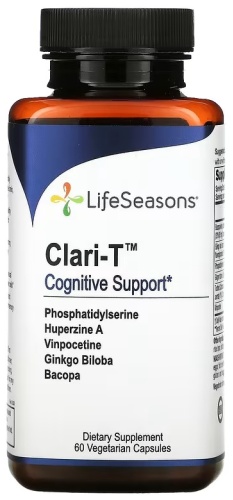 LifeSeasons Clari-T Cognitive Support капсулы 60 шт