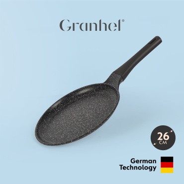 Блинная сковорода Granhel 26 см с антипригарным покрытием, алюминий