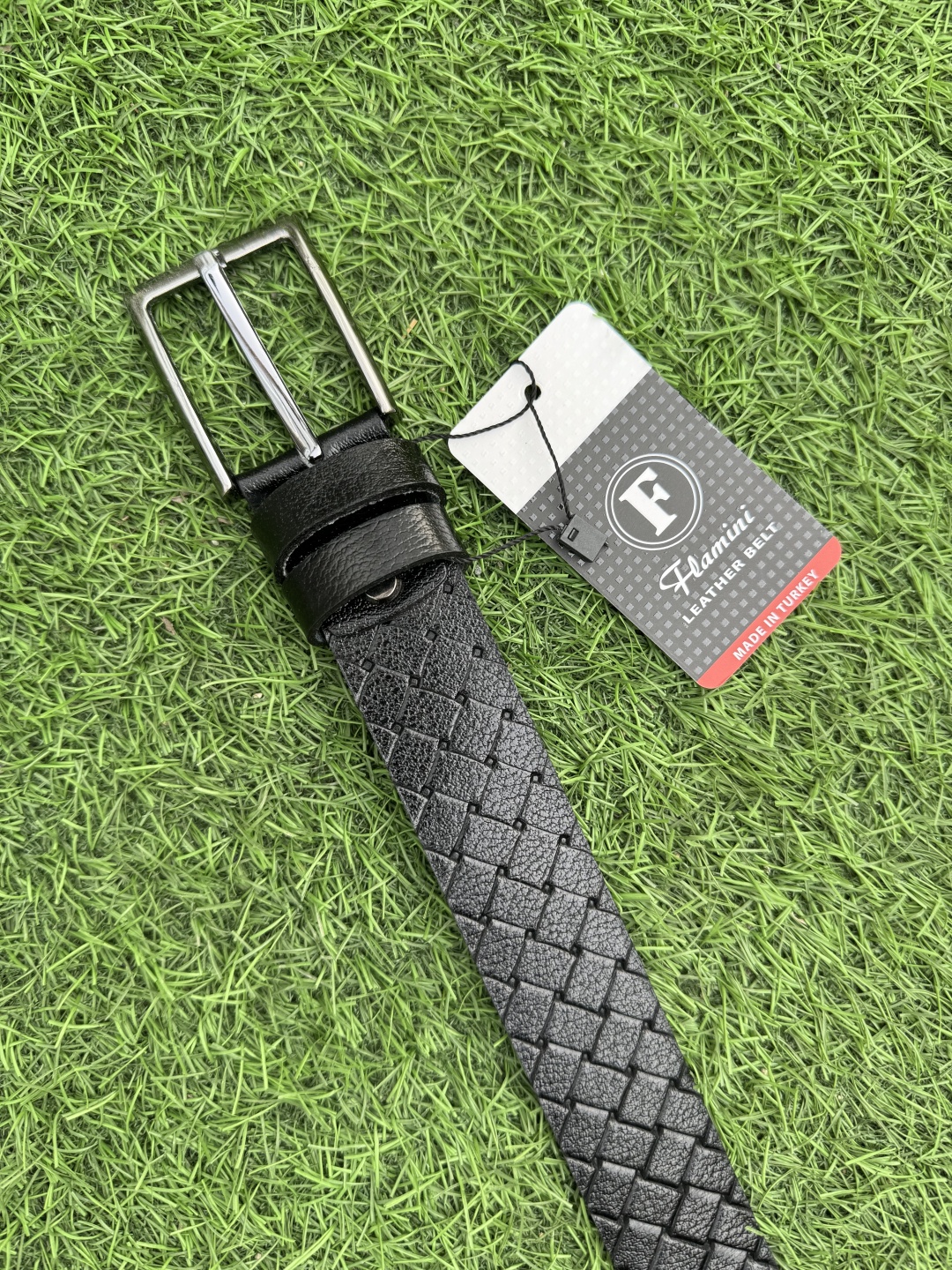 Ремень BELT LEATHER натуральная кожа 120 см черный