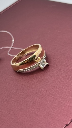 Diamond Exclusive AD 235 размер 18 вес 2.29 г золото, фианит