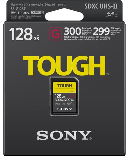 Карта памяти Sony F-G TOUGH UHS-II SDXC V90 SF-G128T 128 Гб