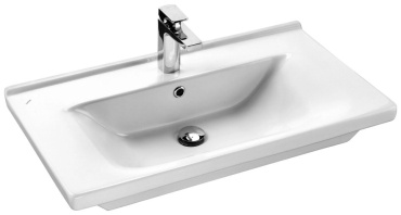 Раковина Santek Santek Миранда 80 1WH302251 накладная прямоугольная 80.50х45.50 см, фарфор