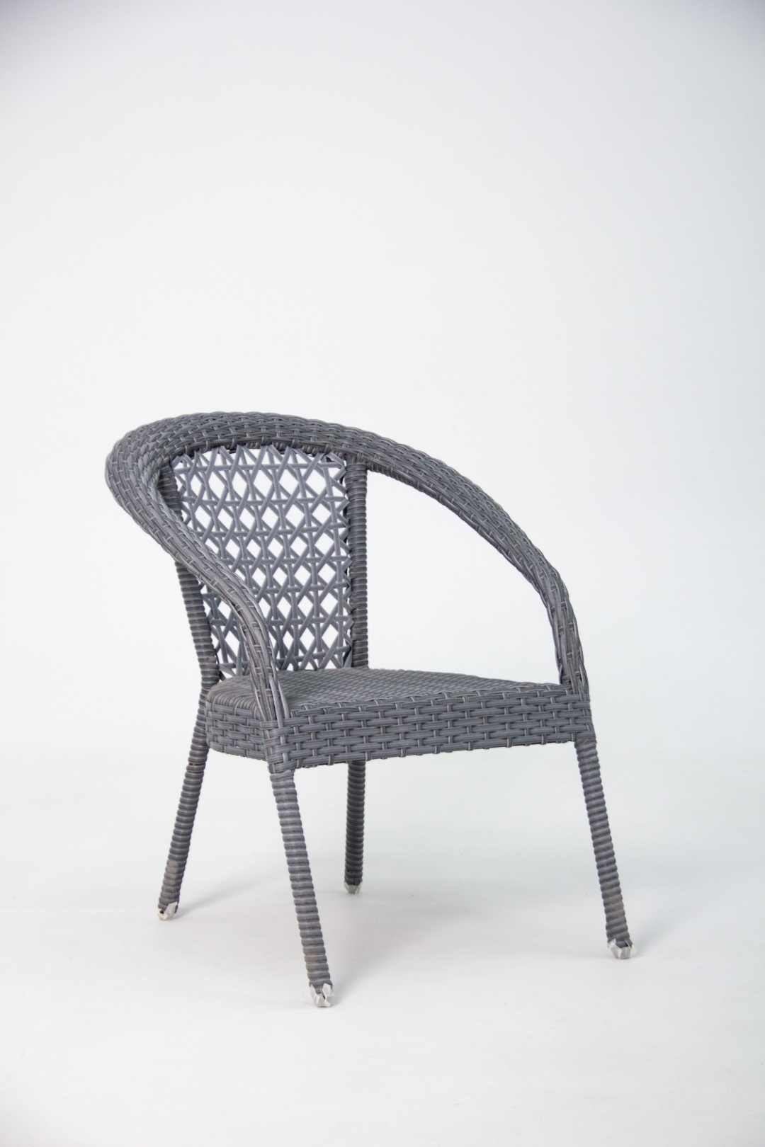 Стул NIK Rattan Deco серый