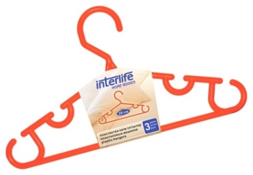 Вешалка Interlife IN-600-250-3 красный 1 шт