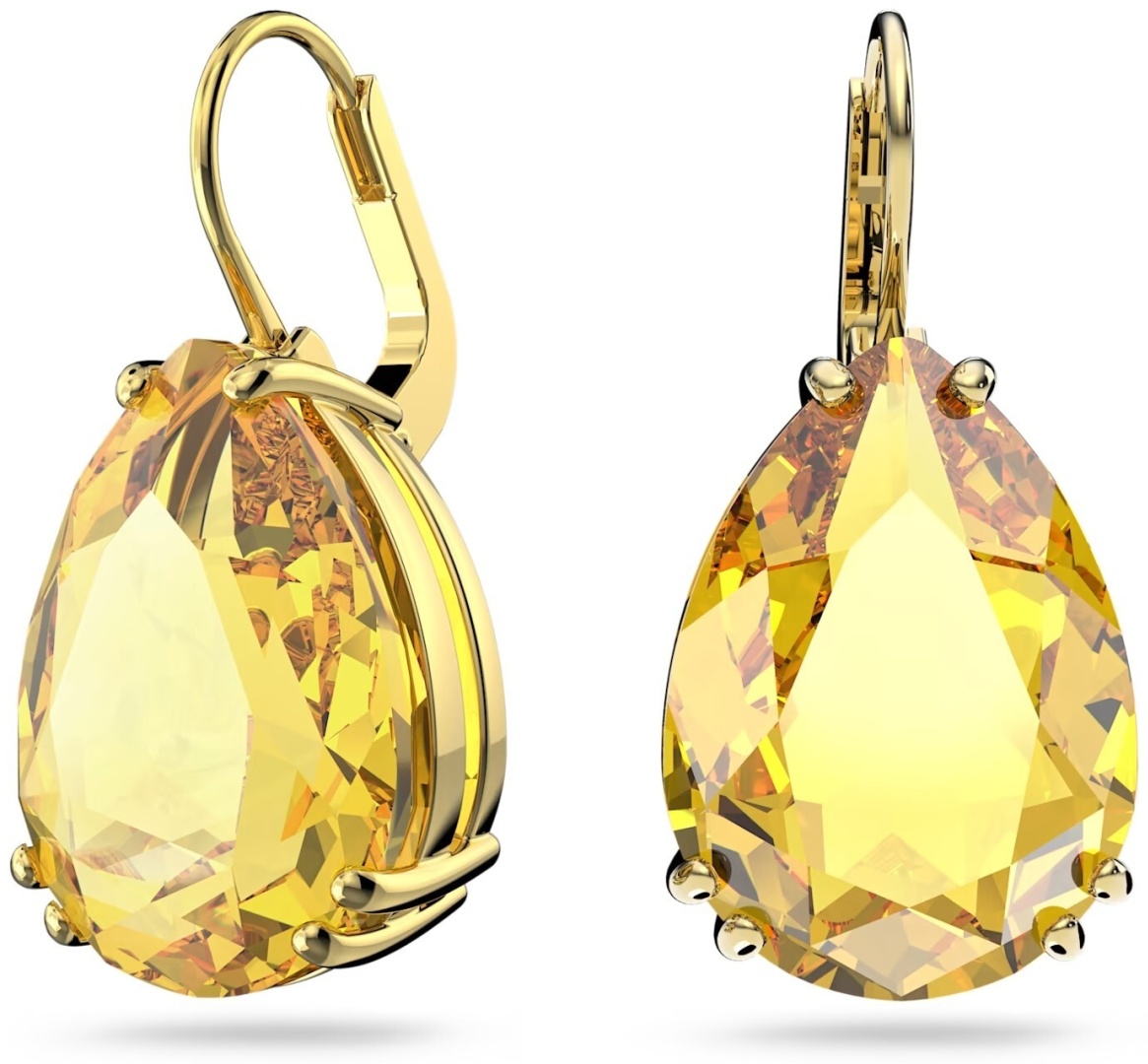 Серьги Swarovski ювелирный сплав, кристаллы Swarovski