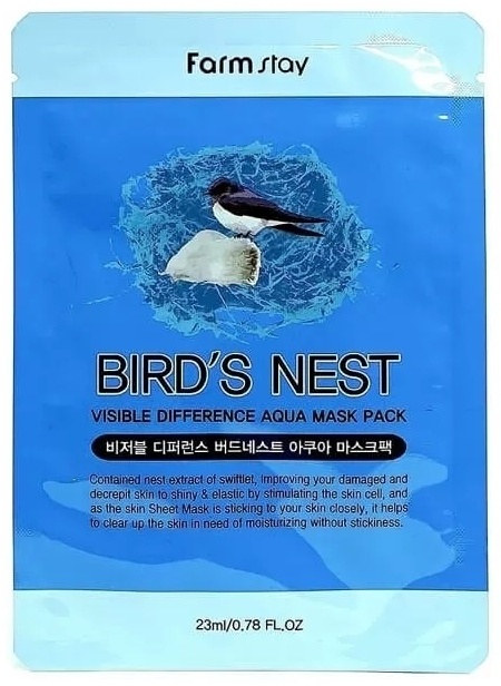 Маска для лица Farmstay тканевая Birds nest 1 шт