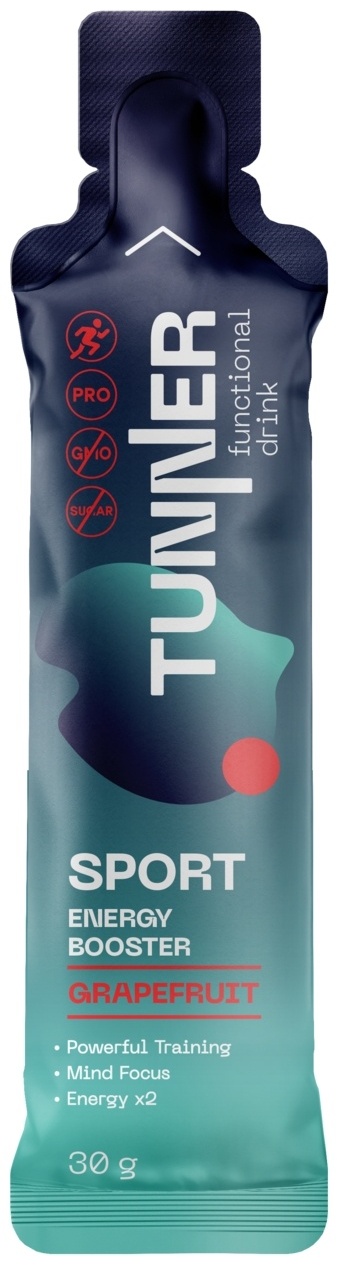 TUNNER энергетический гель Energy Booster грейпфрут 30