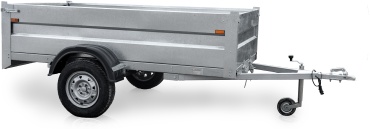 Автоприцеп открытый QAZ Pricep 002-2513QE50 серый