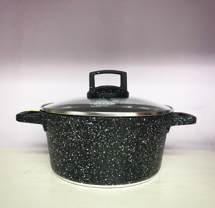 Купить Uakeen казан 29373 2.5 л, мраморная крошка в кредит в Алматы ...