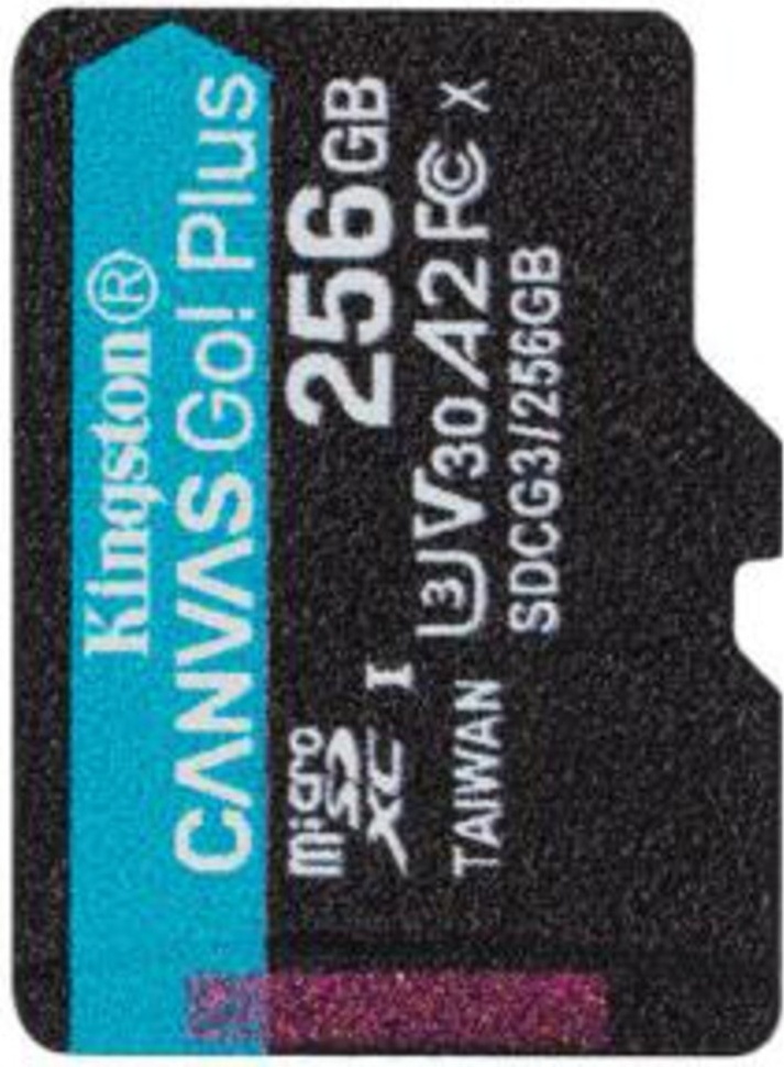 Карта памяти Kingston Canvas Go Plus SDCG3/256GBSP 256GB