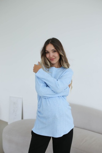 Лонгслив Sweetmama.kz голубой