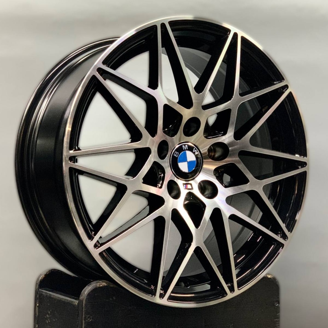 AC1357 Black Polished 666M 8x18/5x120 D72.56 ET35 4 диска черный, серебристый, графит
