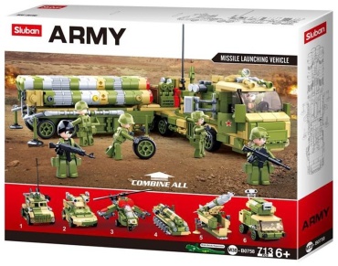 Конструктор SLUBAN Army М38-В0758, деталей 713 шт