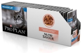 PRO PLAN Housecat кусочки в соусе лосось 85 г 24 шт