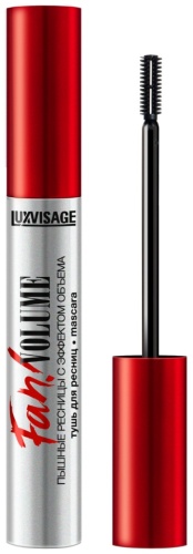 Тушь для ресниц LUXVISAGE Fan! Volume для объема черный