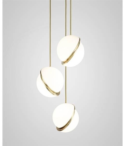Светильник потолочный Lee Broom E27 золотистый, белый