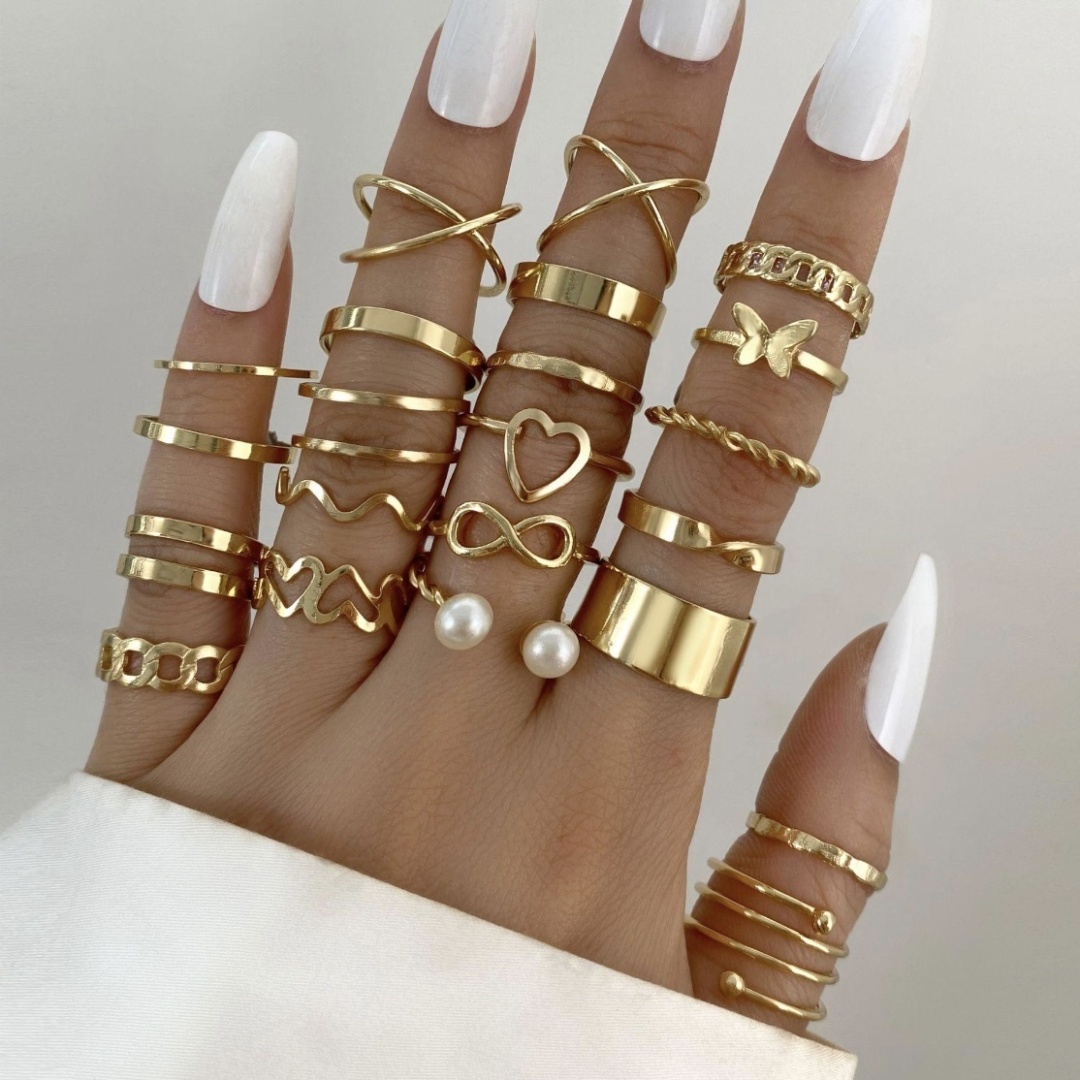 Набор Fashion Jewelry размер регулируемый нержавеющая сталь, пластик