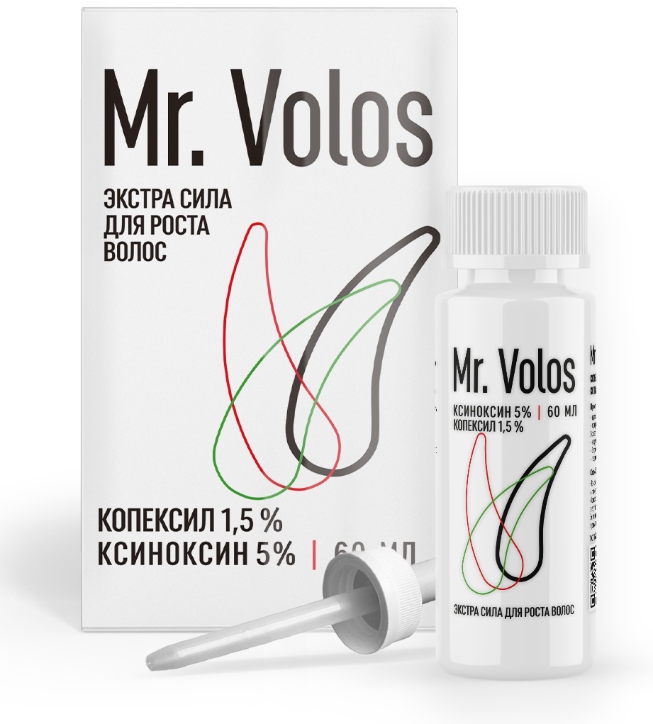 Mr.Volos Ксиноксин 5% средство от облысения 60 мл