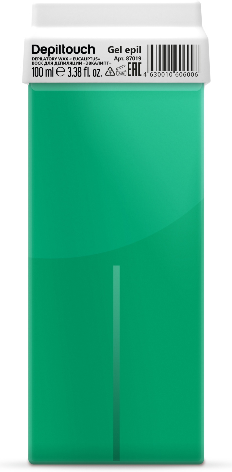 Воск гелевый Depiltouch Eucalyptus плотность мягкая в картридже 100 мл