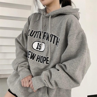 Худи Fashion Style серый, серебристый