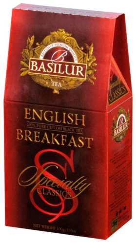 Чай Basilur English Breakfast черный листовой в коробке 100 г