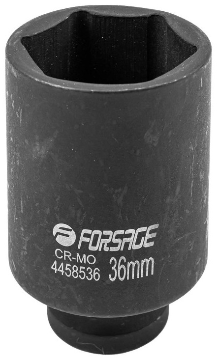 Терең соққылы бастиек 36 мм, 6 қырлы, 1/2" F-4458536 Forsage