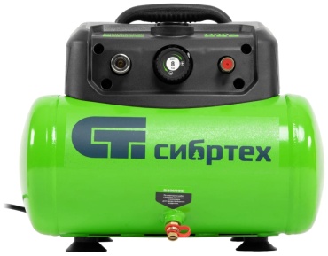 Компрессор безмасляный СИБРТЕХ 58059, 8 бар